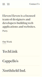 Mobile Screenshot of elevenelevencreative.com